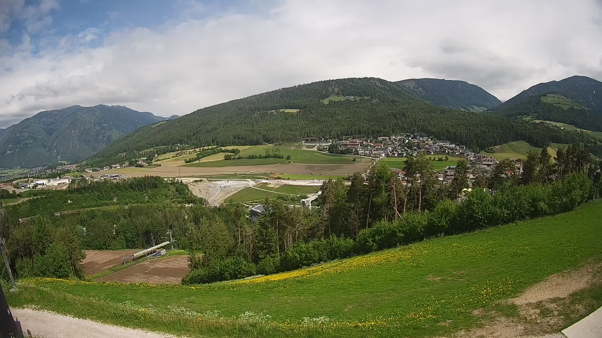 Webcam Ried – View to Percha / Perca
