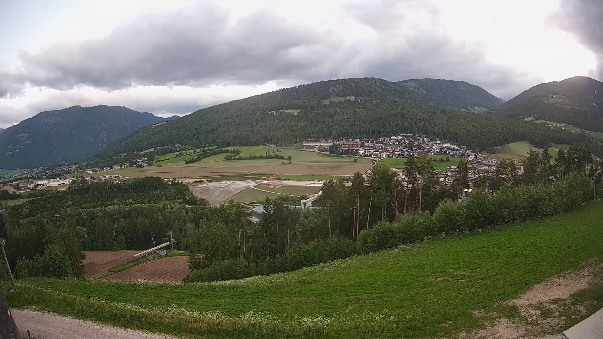 Webcam Ried – panorama su Perca / Percha – Plan de Corones