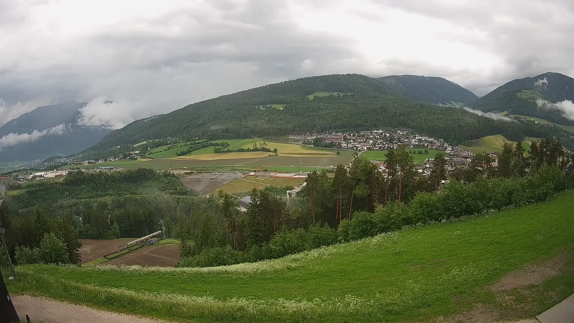 Webcam Ried – panorama su Perca / Percha – Plan de Corones