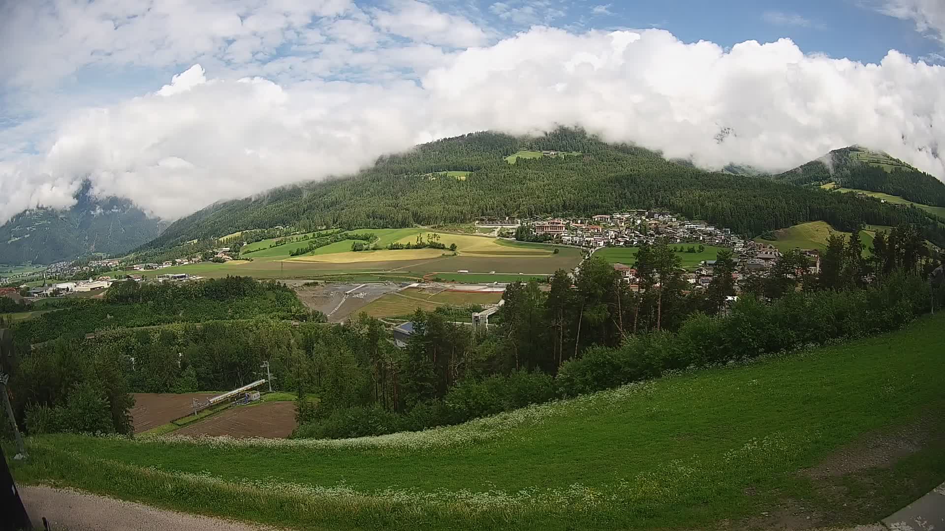 Web kamera Ried – pogled na Percha | Kronplatz