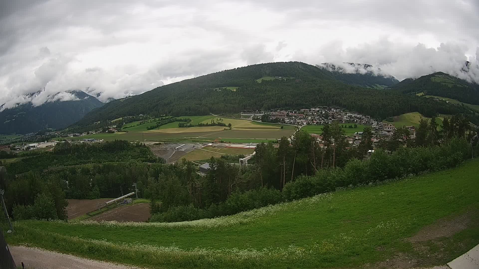 Web kamera Ried – pogled na Percha | Kronplatz
