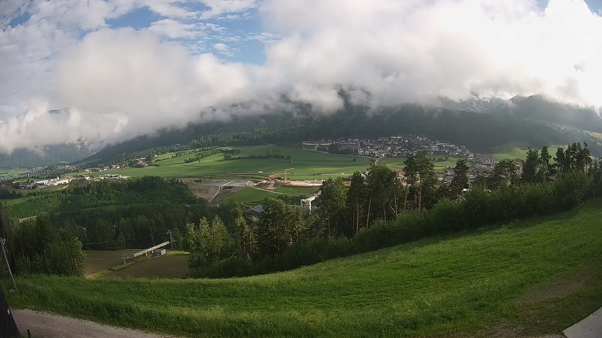 Web kamera Ried – pogled na Percha | Kronplatz