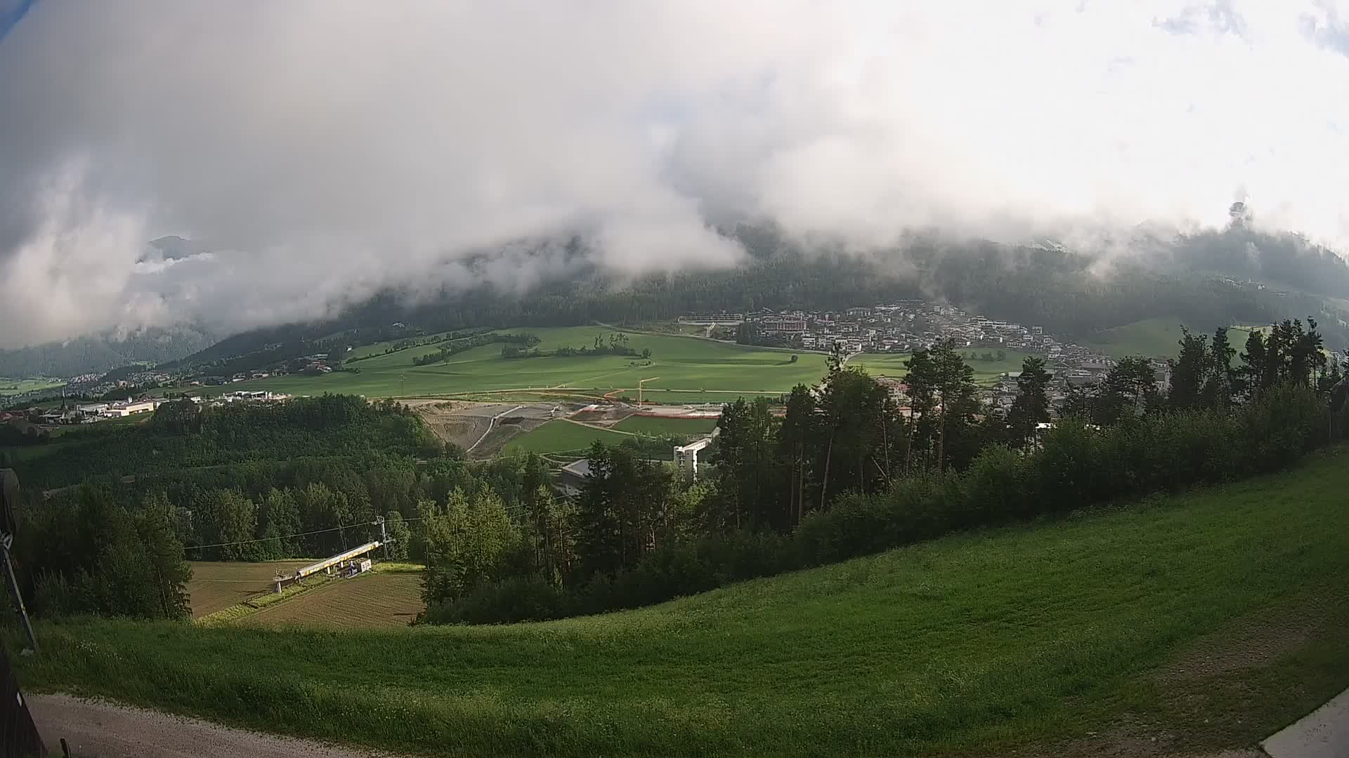 Webcam Ried – panorama su Perca / Percha – Plan de Corones