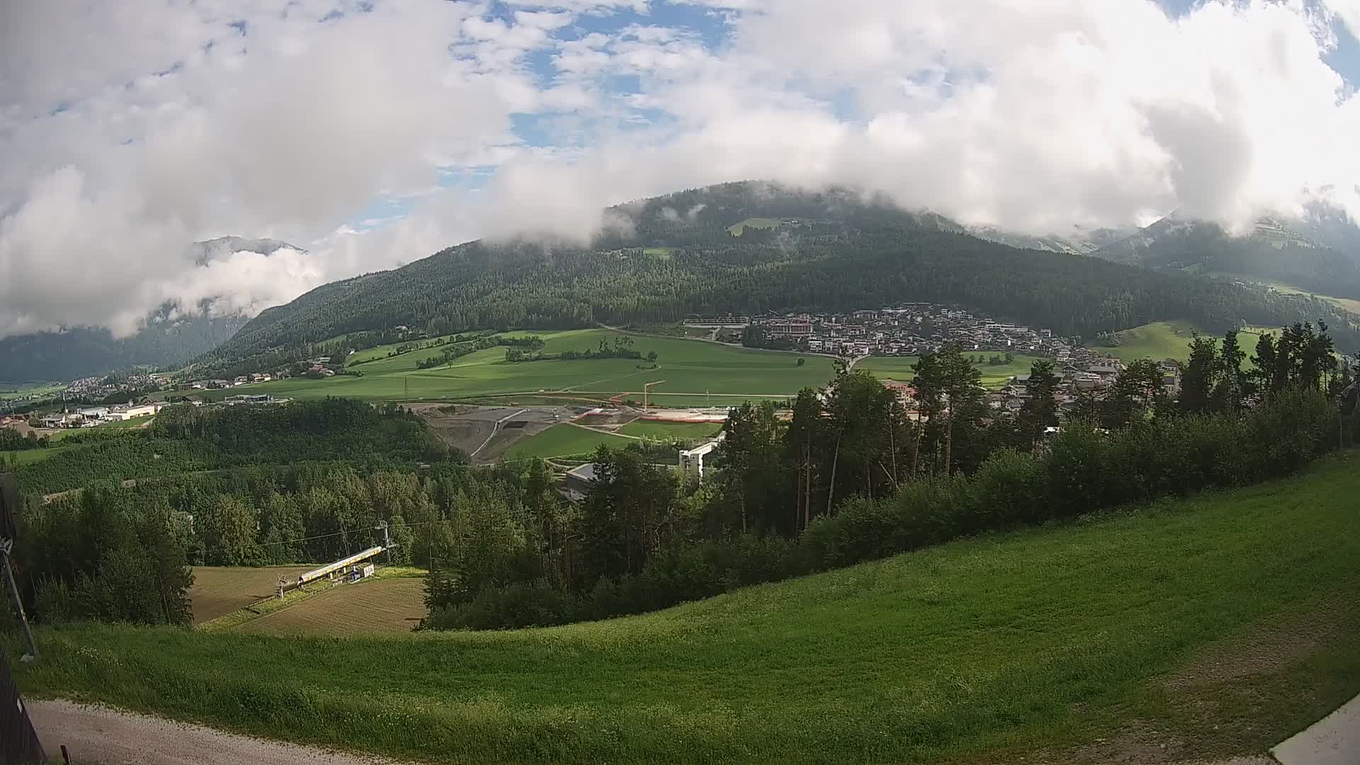 Webcam Ried – panorama su Perca / Percha – Plan de Corones