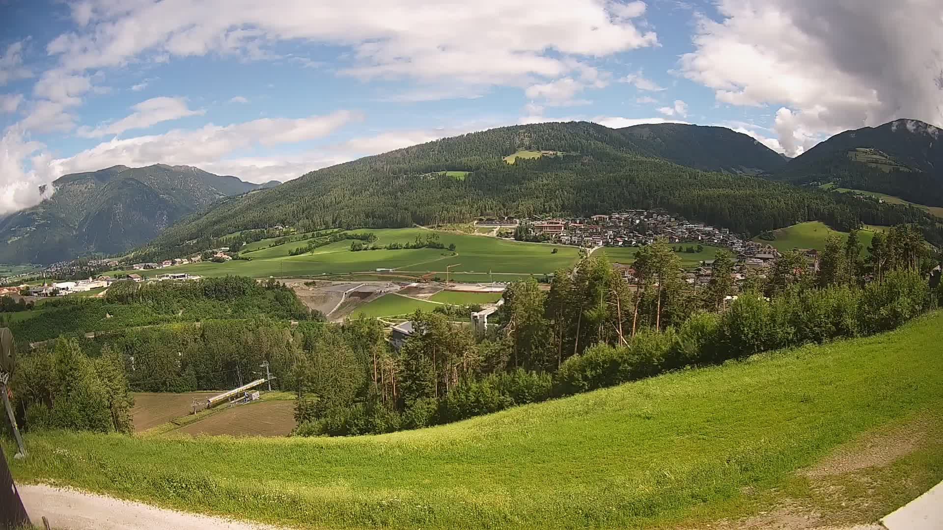 Webcam Ried – panorama su Perca / Percha – Plan de Corones