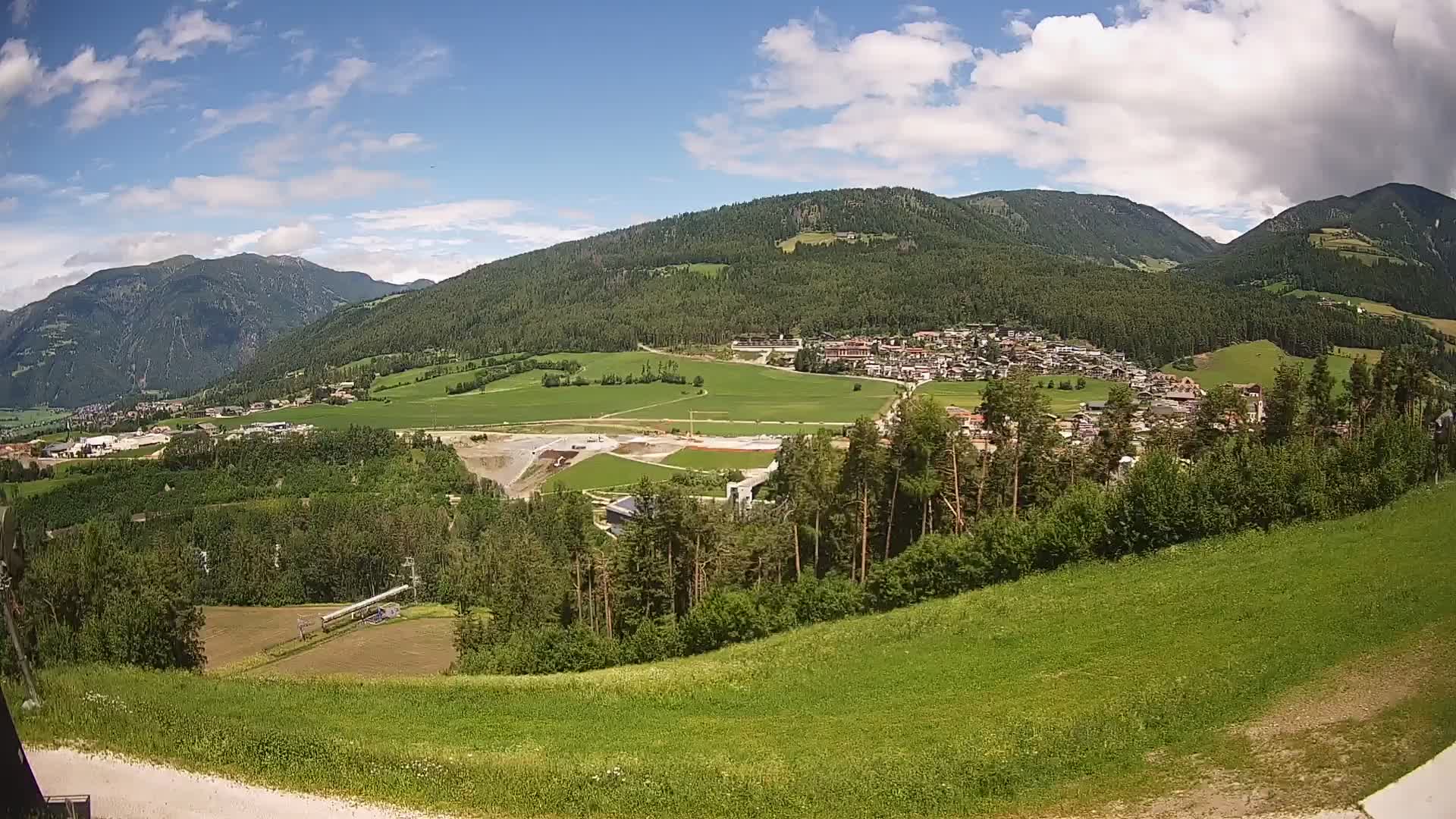 Webcam Ried – panorama su Perca / Percha – Plan de Corones