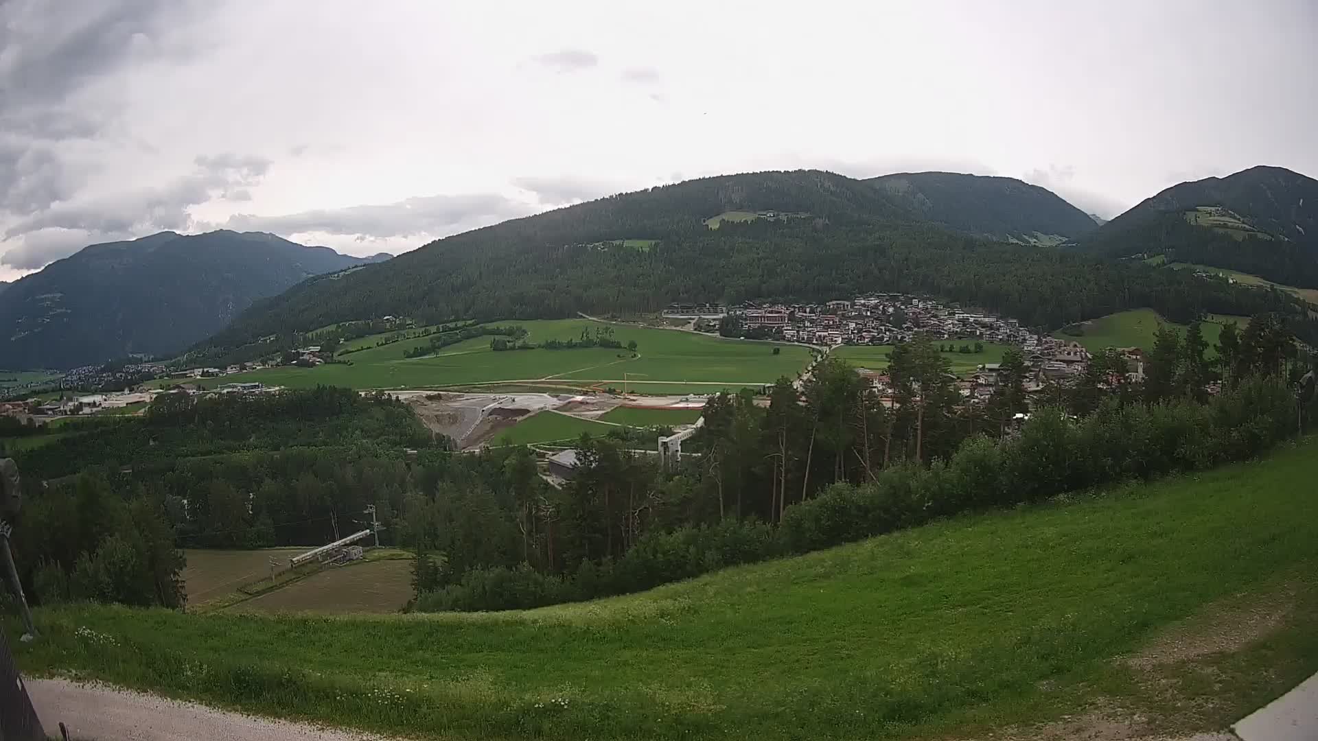Webcam Ried – panorama su Perca / Percha – Plan de Corones