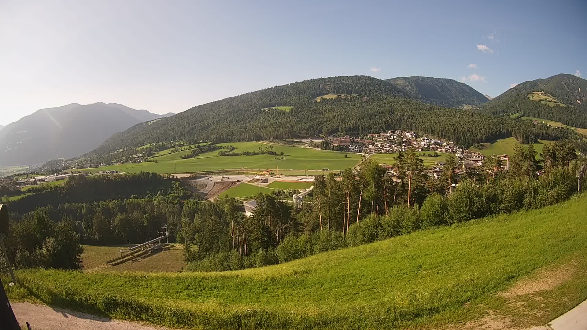 Webcam Ried – panorama su Perca / Percha – Plan de Corones