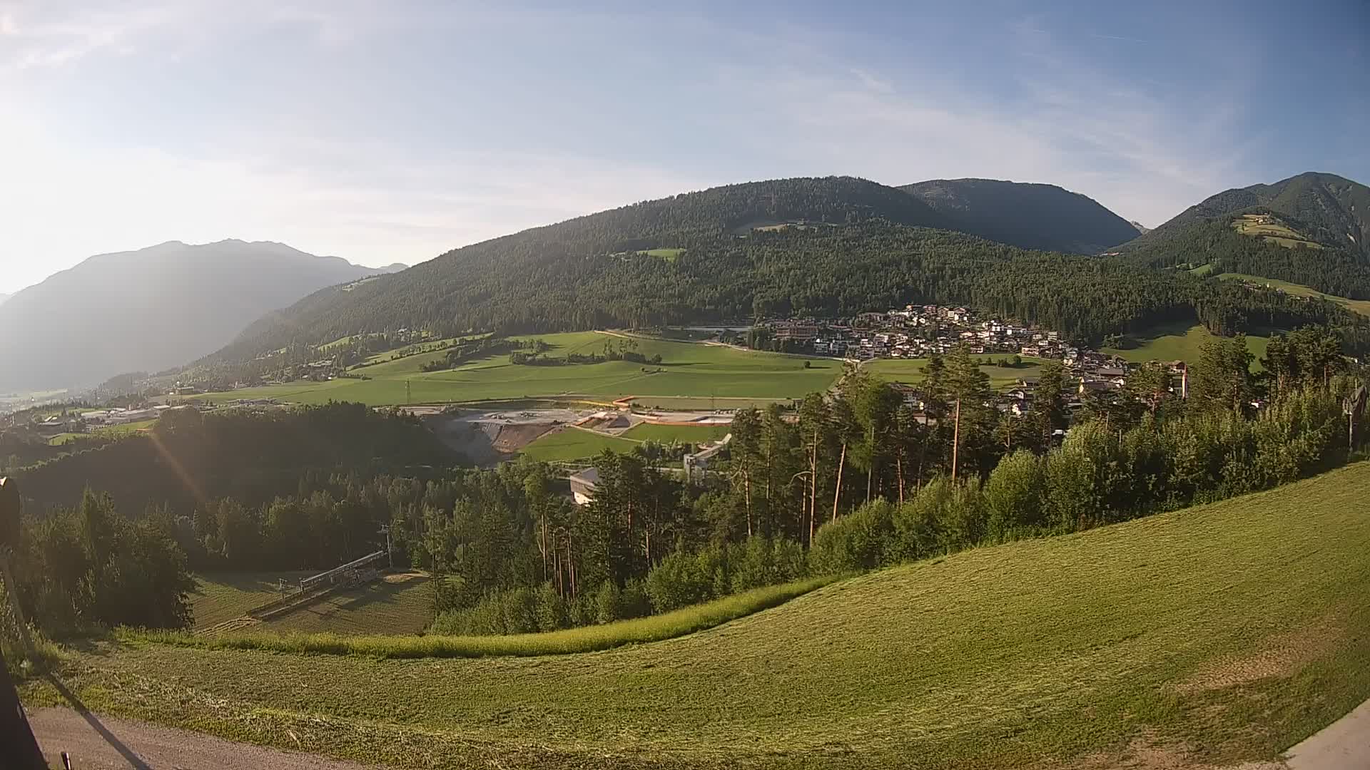 Webcam Ried – View to Percha / Perca