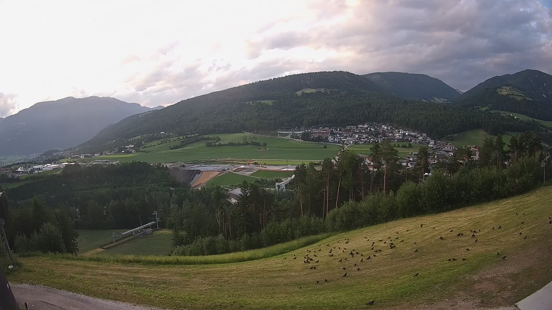 Web kamera Ried – pogled na Percha | Kronplatz