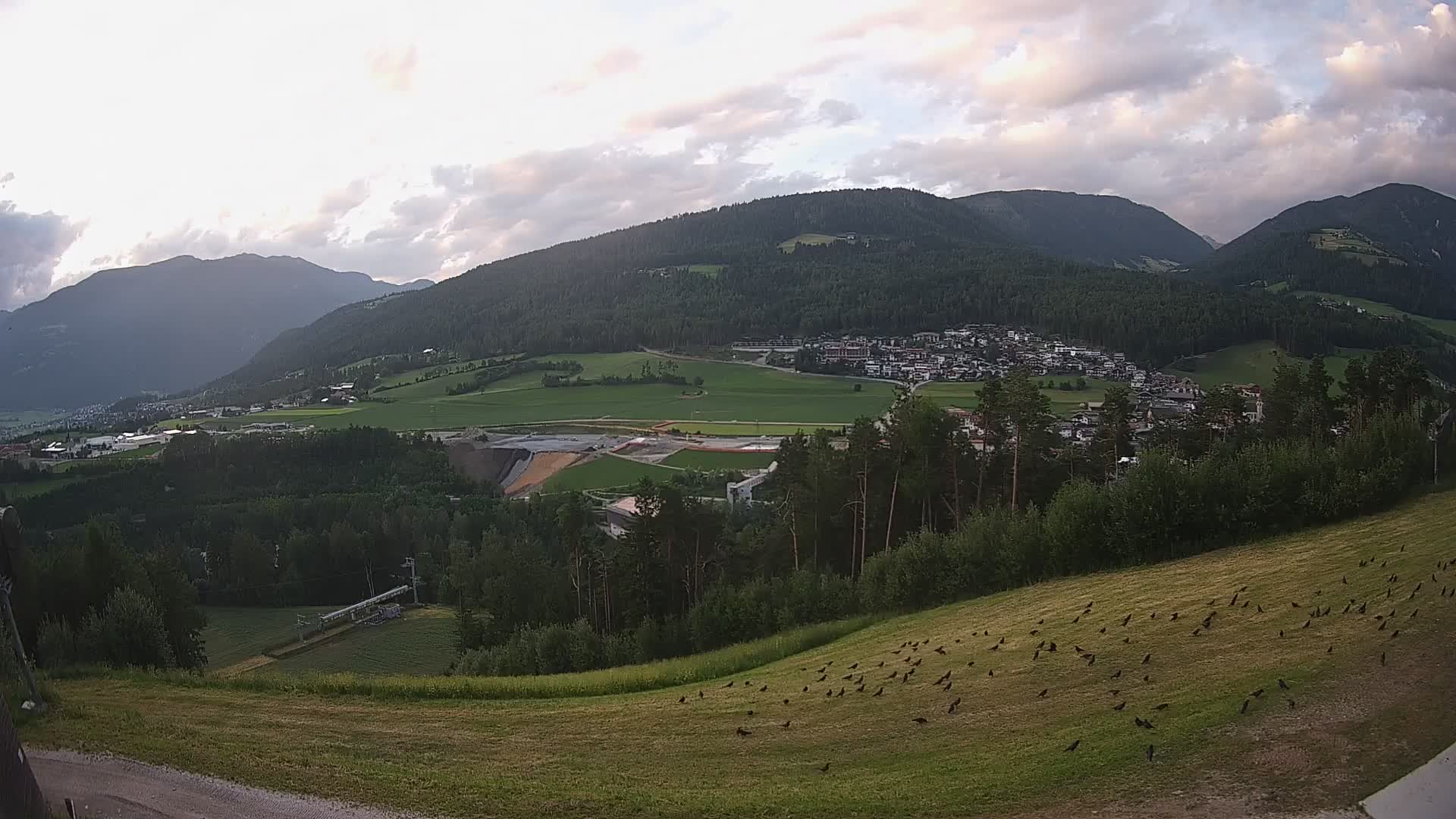 Webcam Ried – panorama su Perca / Percha – Plan de Corones