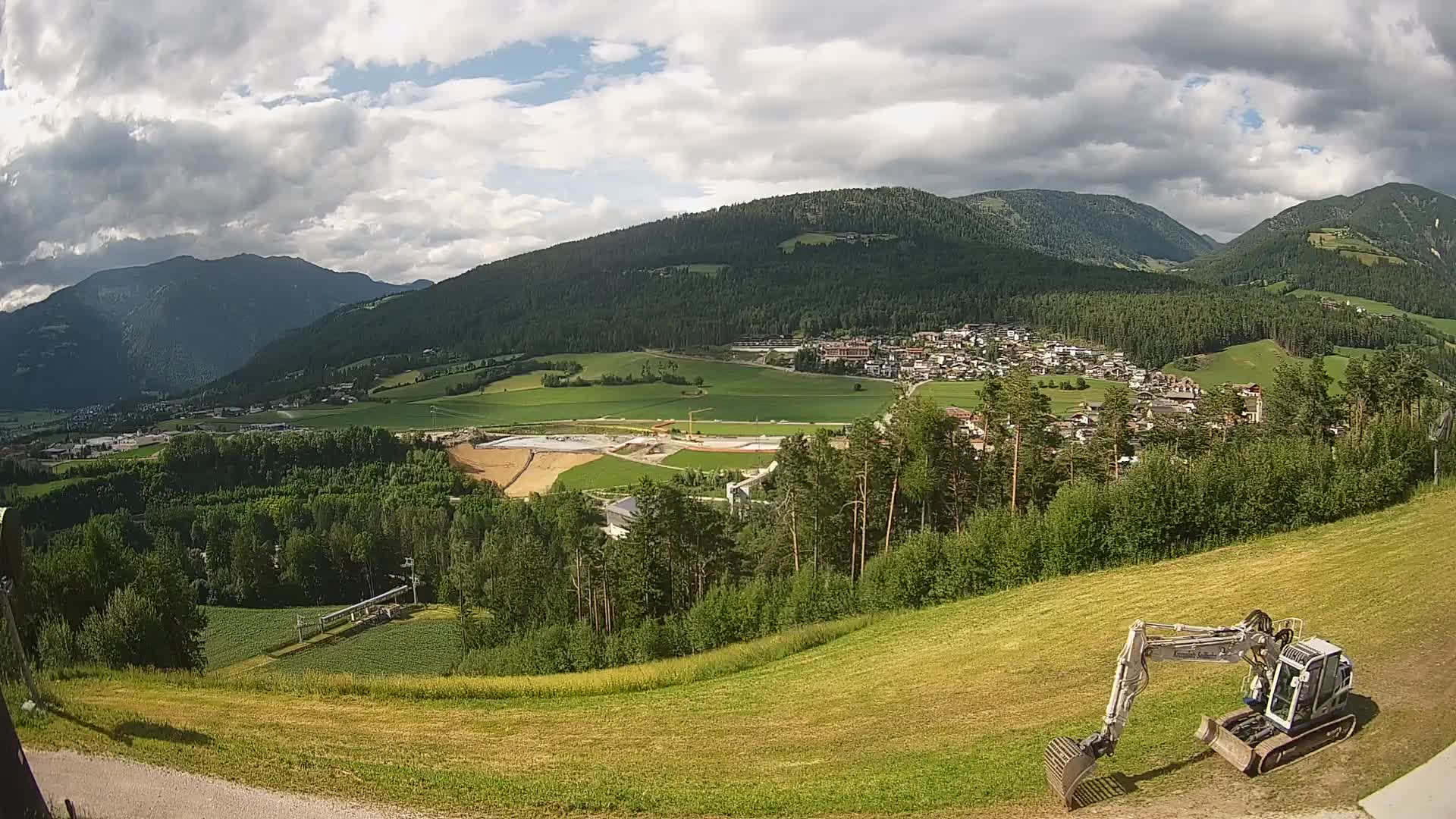 Webcam Ried – panorama su Perca / Percha – Plan de Corones