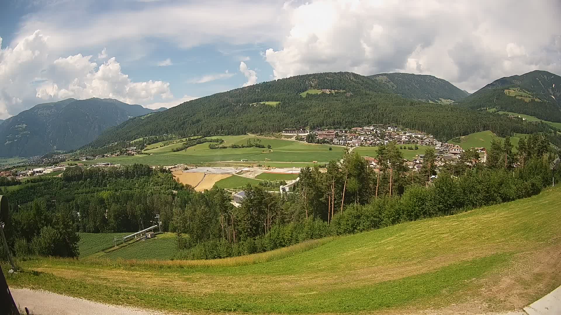 Webcam Ried – panorama su Perca / Percha – Plan de Corones