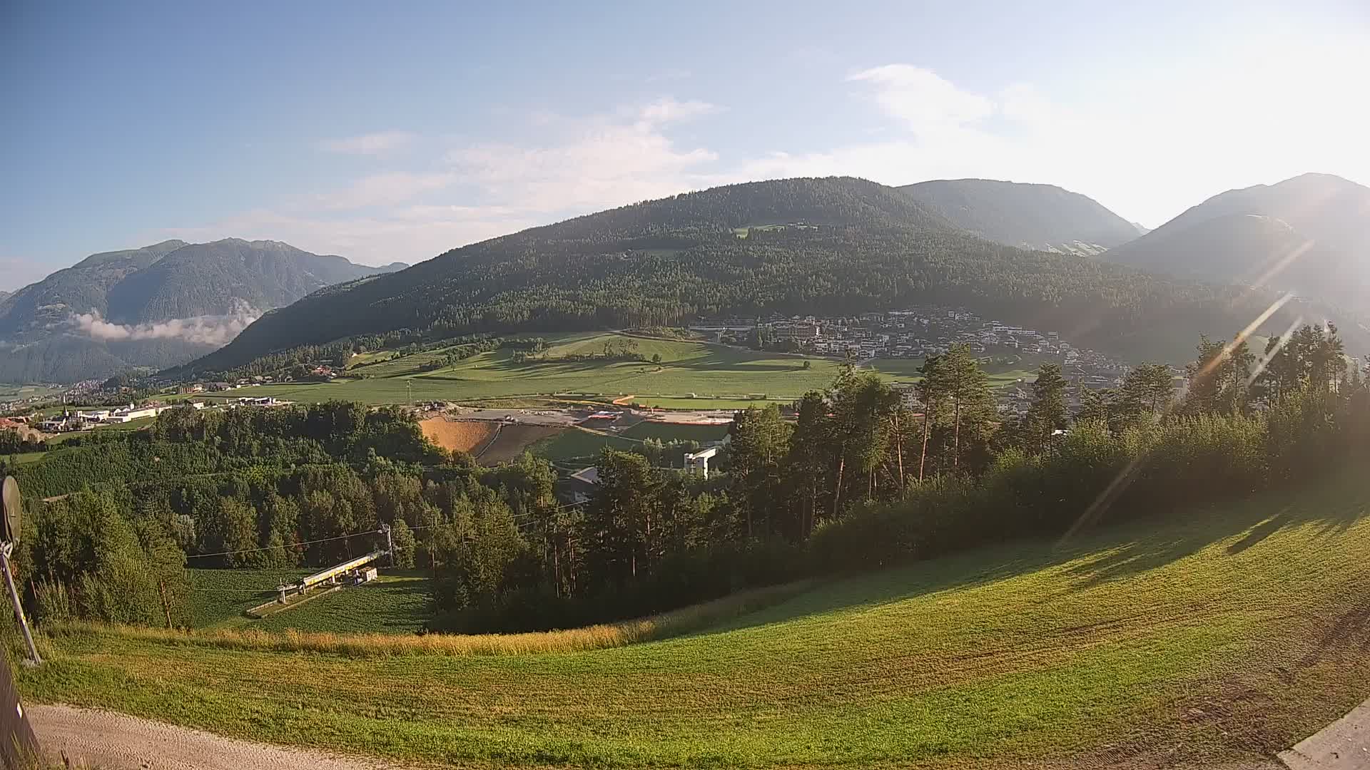Web kamera Ried – pogled na Percha | Kronplatz
