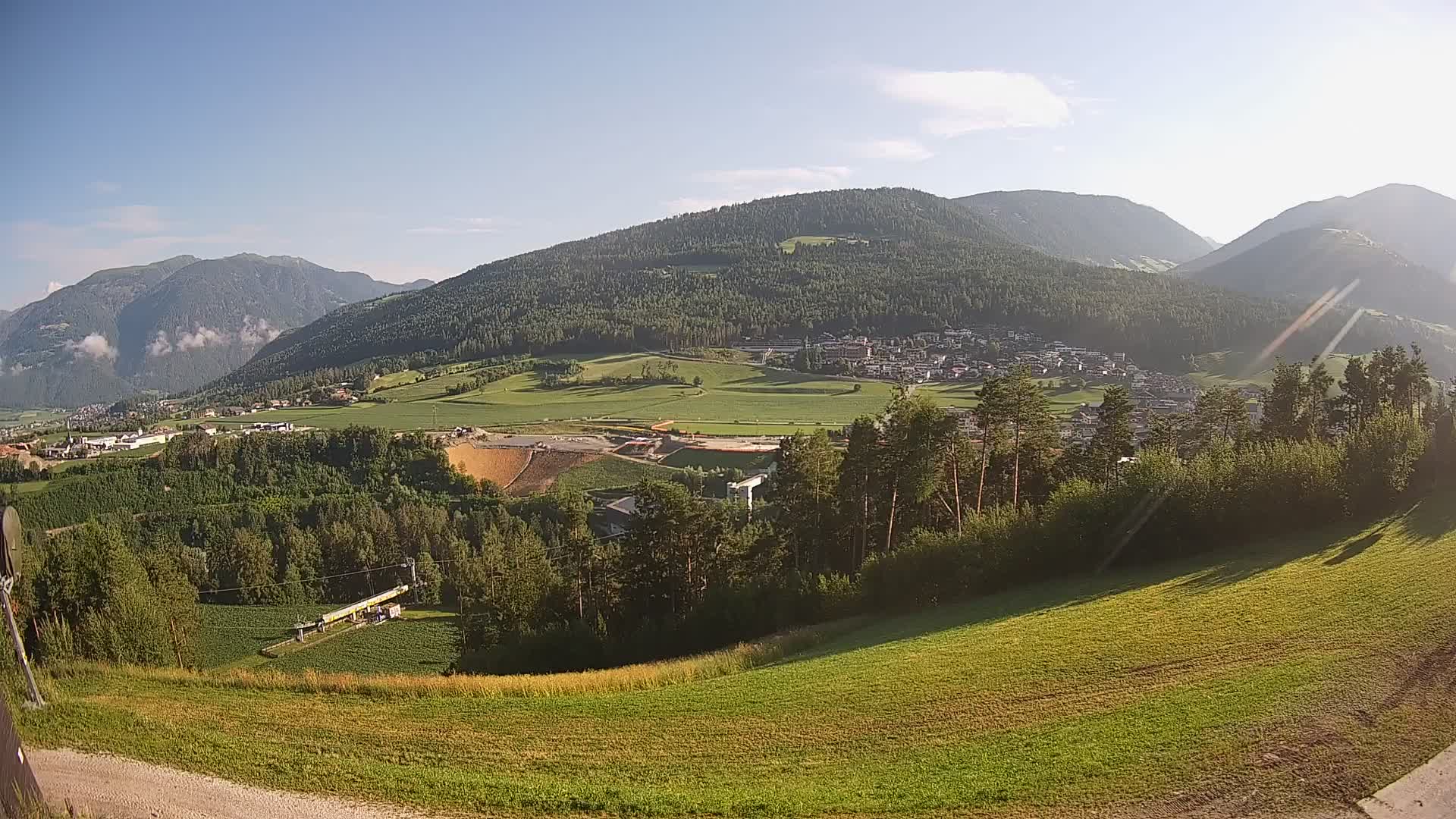 Webcam Ried – View to Percha / Perca