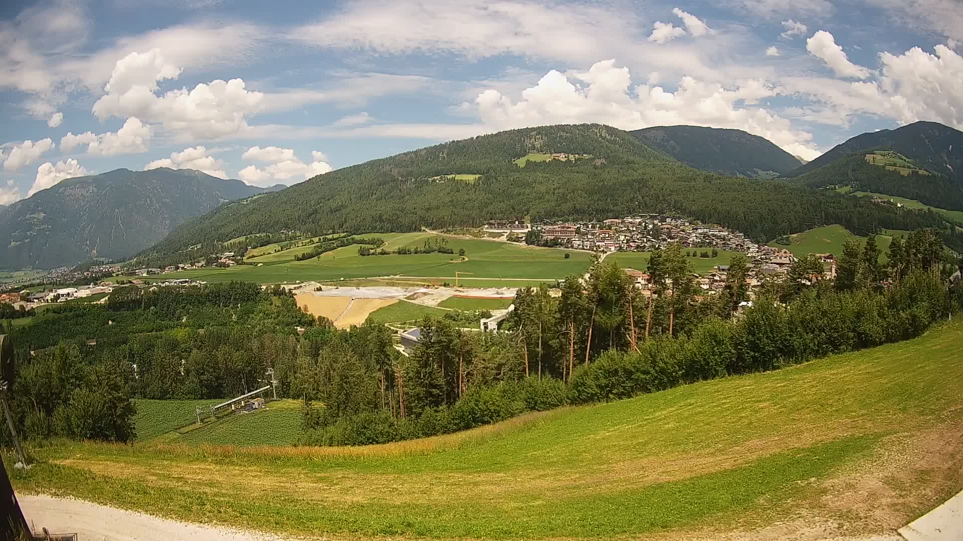 Webcam Ried – panorama su Perca / Percha – Plan de Corones