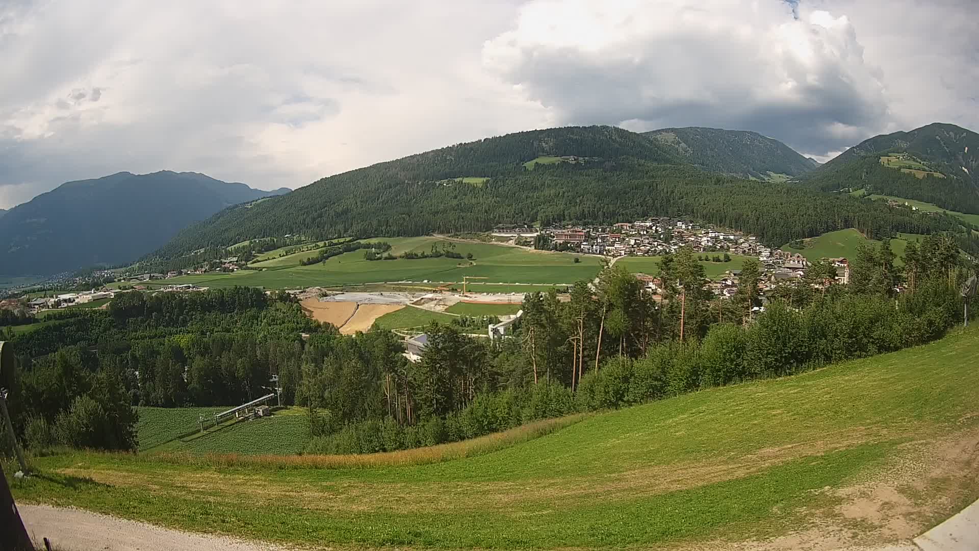 Webcam Ried – panorama su Perca / Percha – Plan de Corones