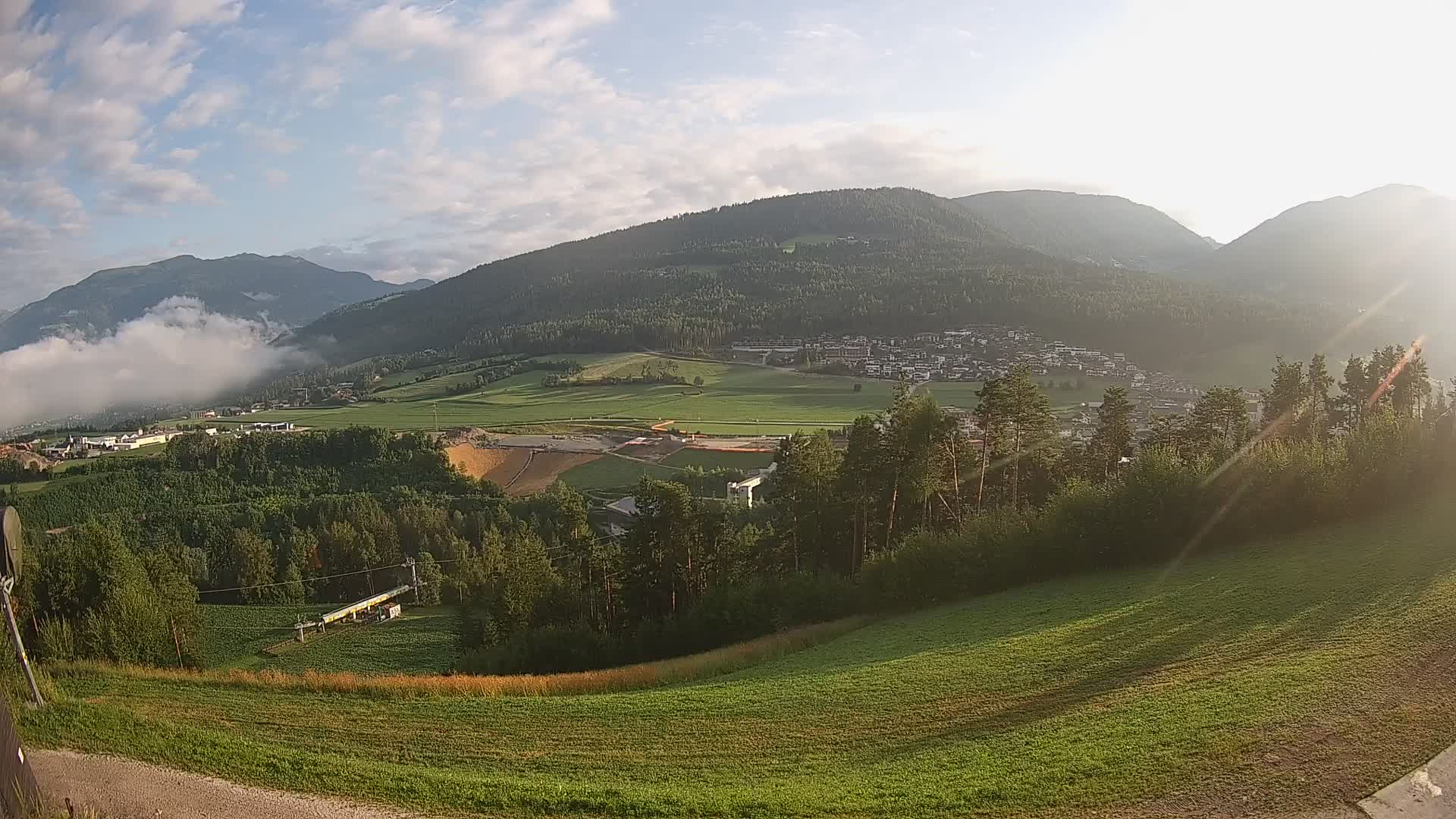 Webcam Ried – panorama su Perca / Percha – Plan de Corones