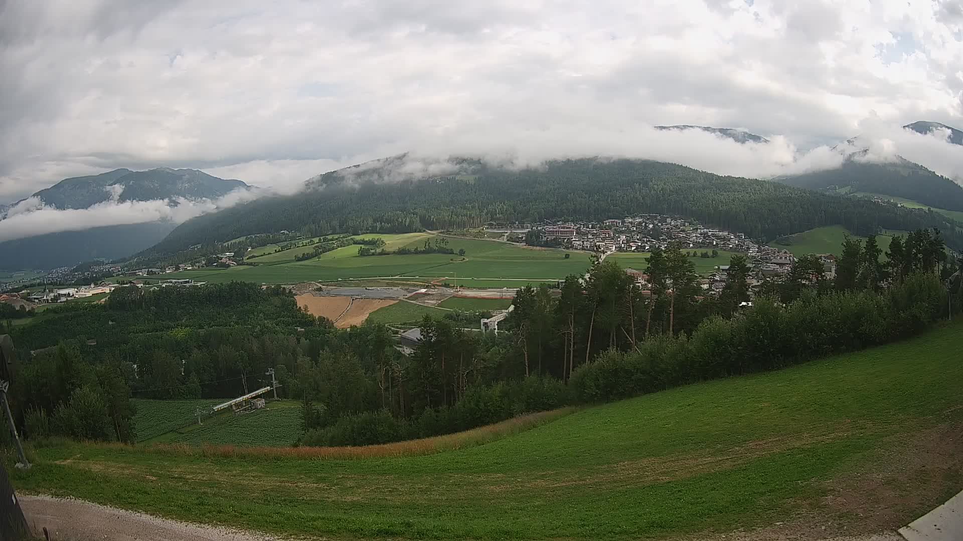 Webcam Ried – panorama su Perca / Percha – Plan de Corones