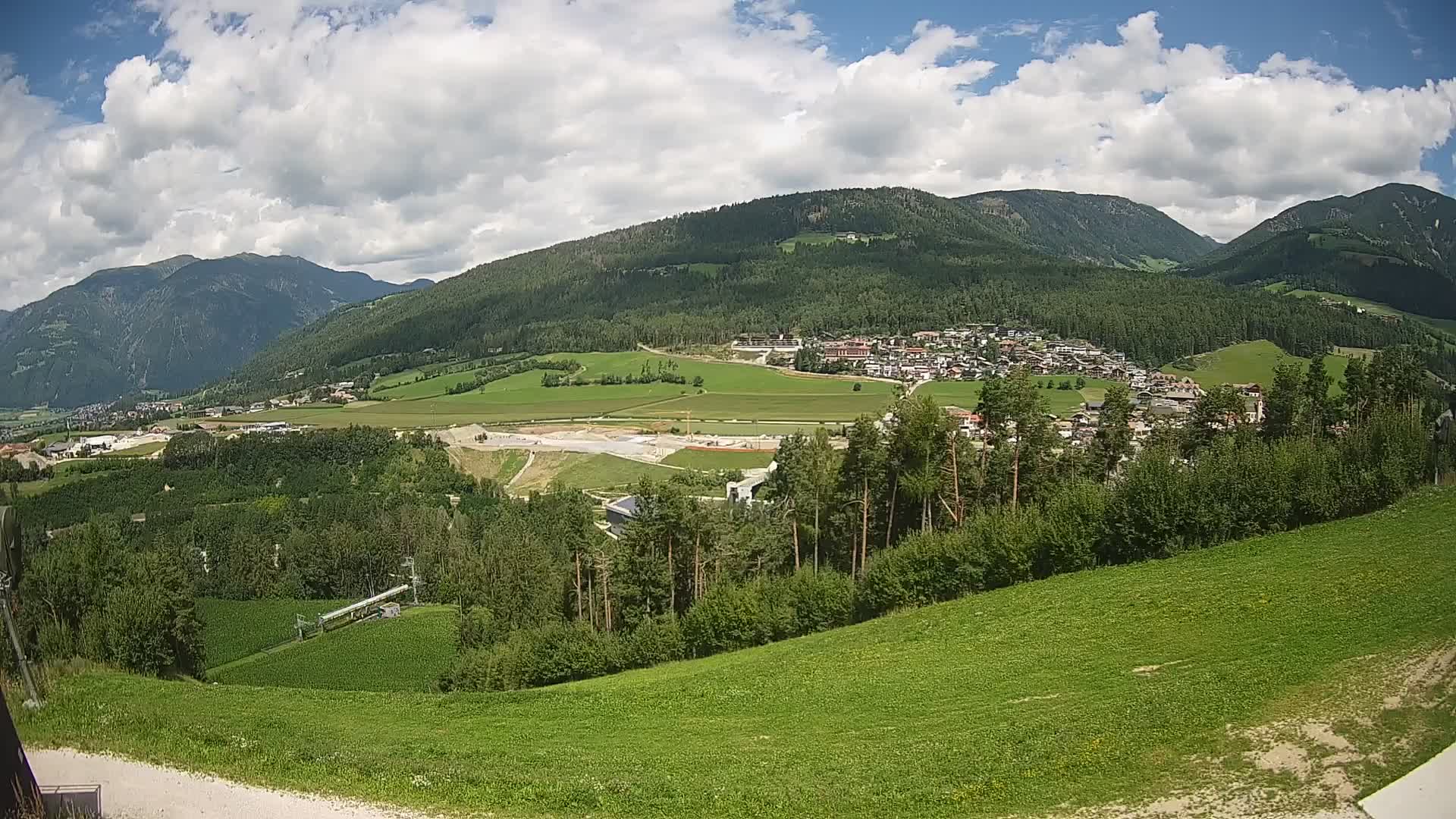 Webcam Ried – panorama su Perca / Percha – Plan de Corones