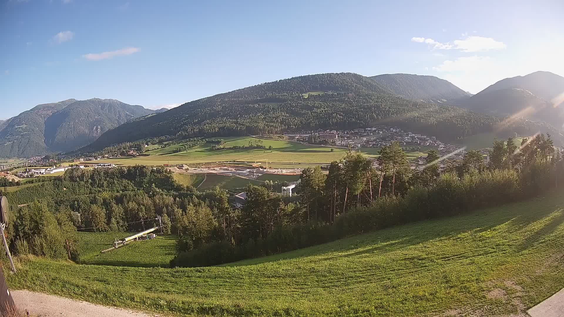 Webcam Ried – panorama su Perca / Percha – Plan de Corones