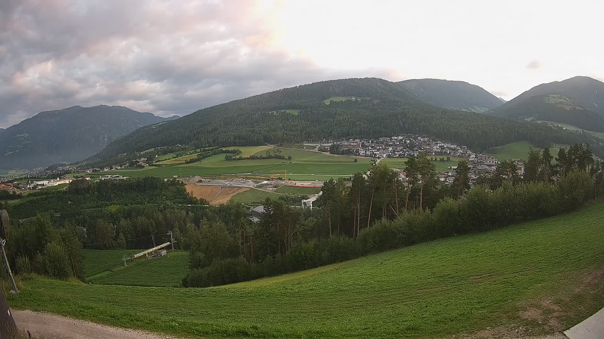 Web kamera Ried – pogled na Percha | Kronplatz