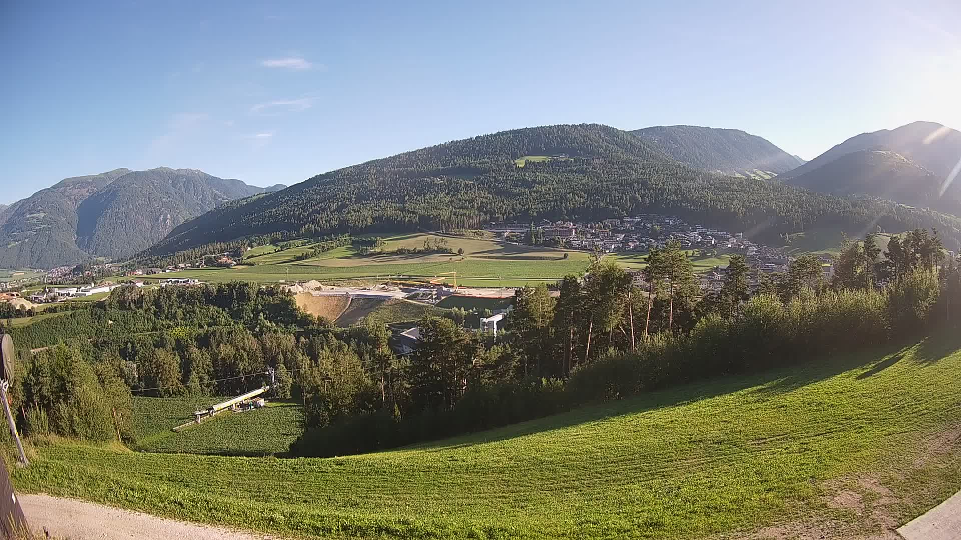 Webcam Ried – View to Percha / Perca