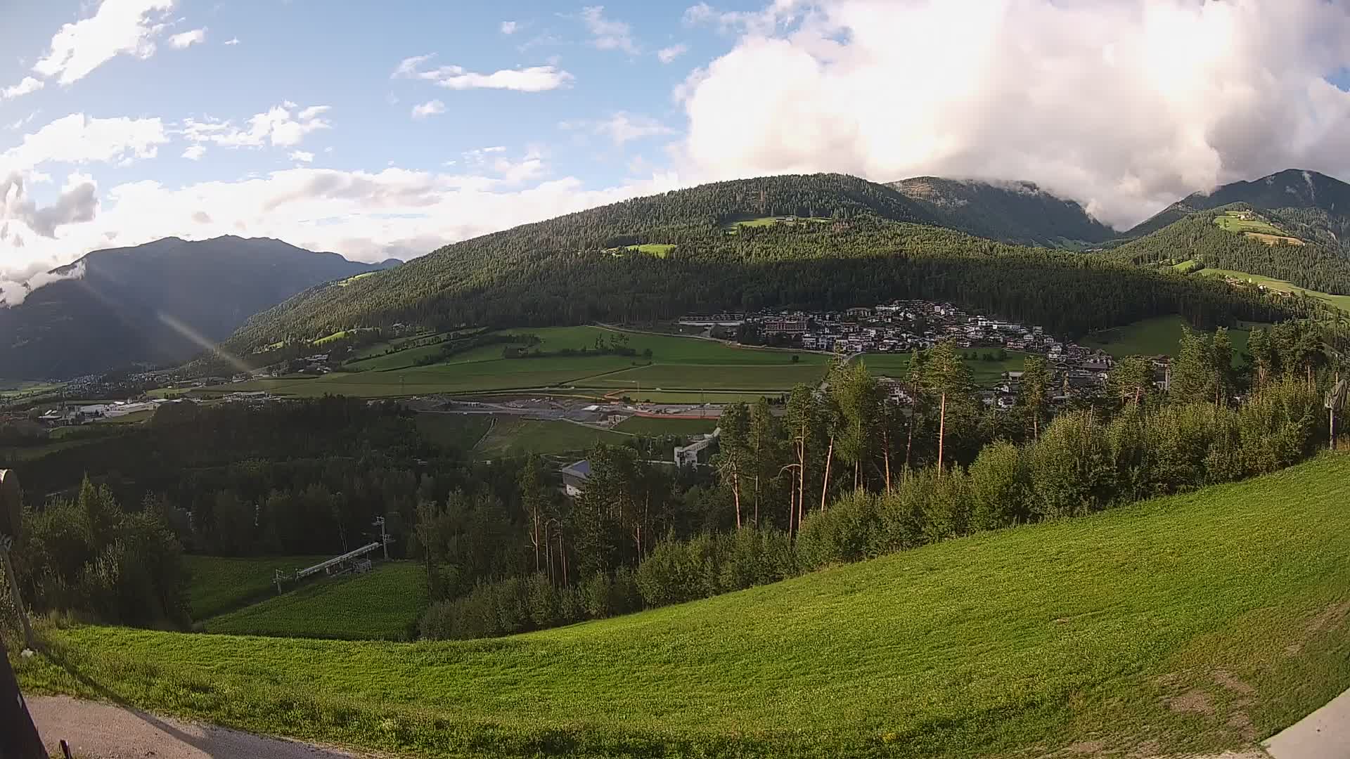 Web kamera Ried – pogled na Percha | Kronplatz