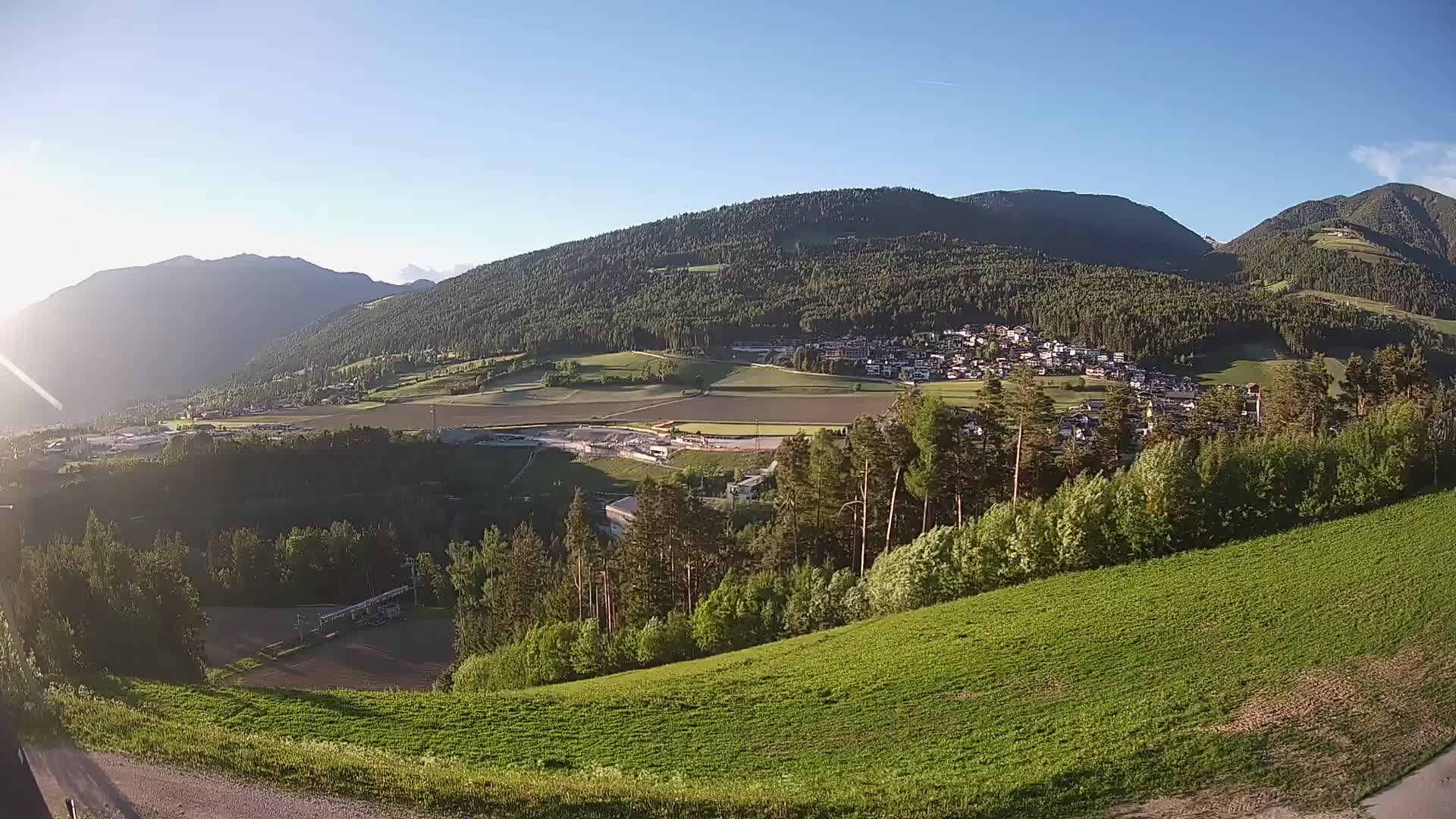 Webcam Ried – panorama su Perca / Percha – Plan de Corones