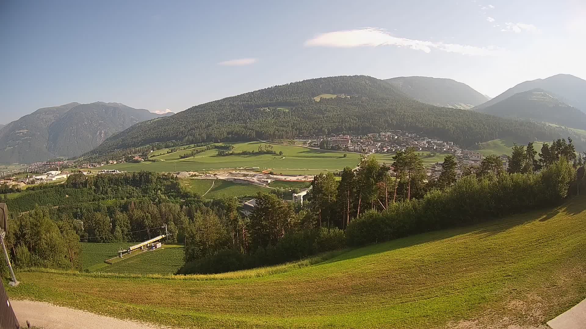 Webcam Ried – View to Percha / Perca
