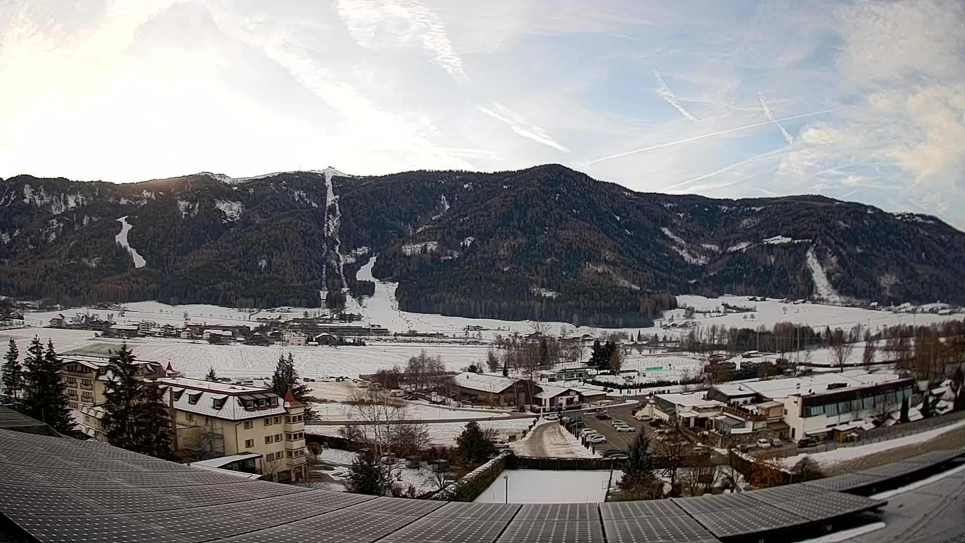 Spletna kamera Riscone | Hotel Olympia | Pogled na Kronplatz