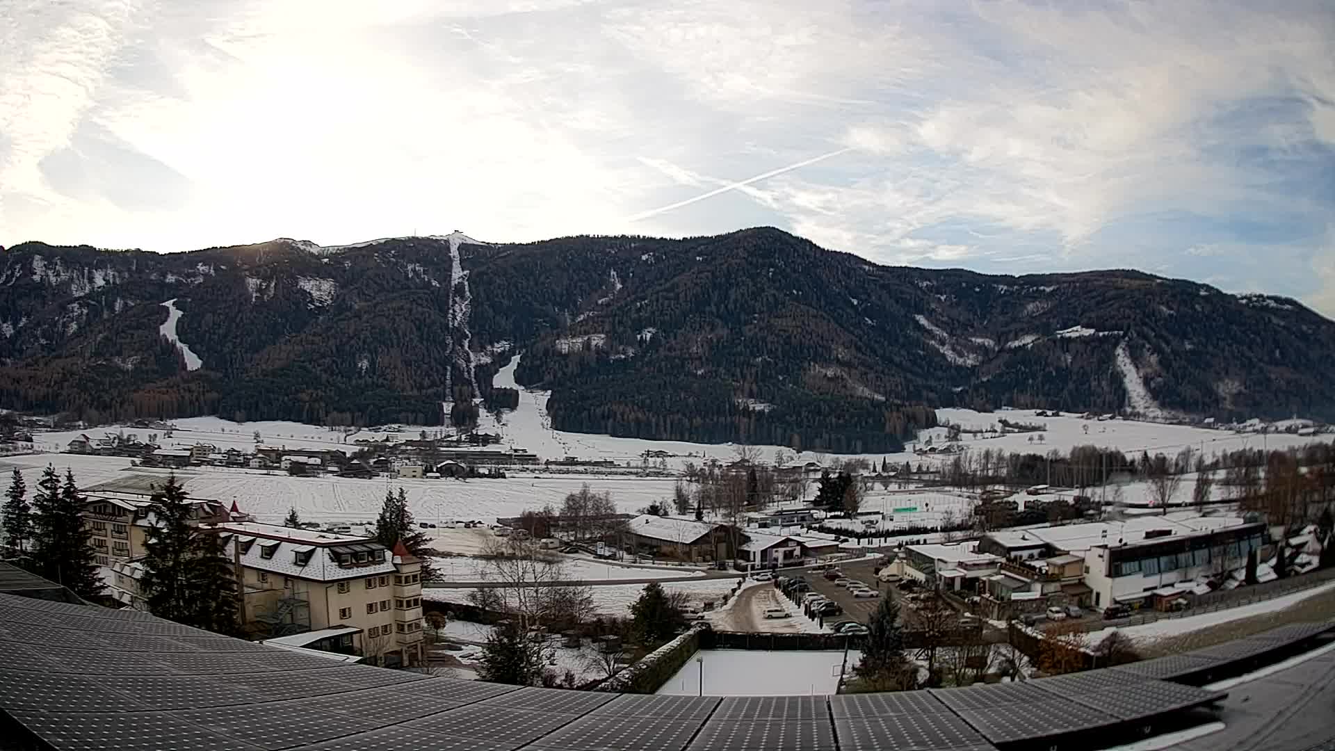 Spletna kamera Riscone | Hotel Olympia | Pogled na Kronplatz