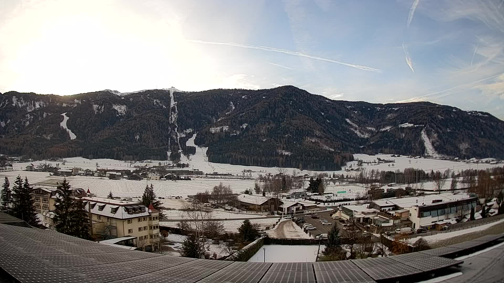 Spletna kamera Riscone | Hotel Olympia | Pogled na Kronplatz