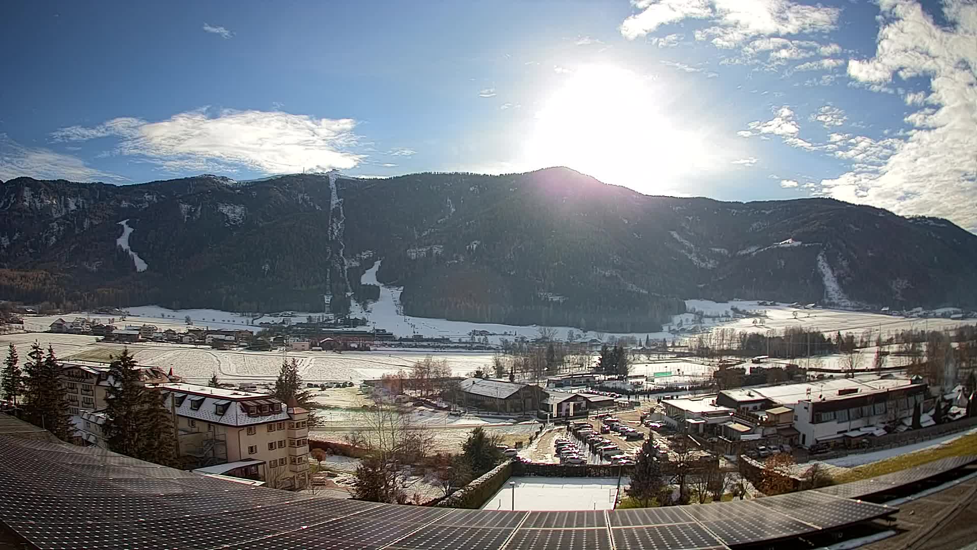 Spletna kamera Riscone | Hotel Olympia | Pogled na Kronplatz