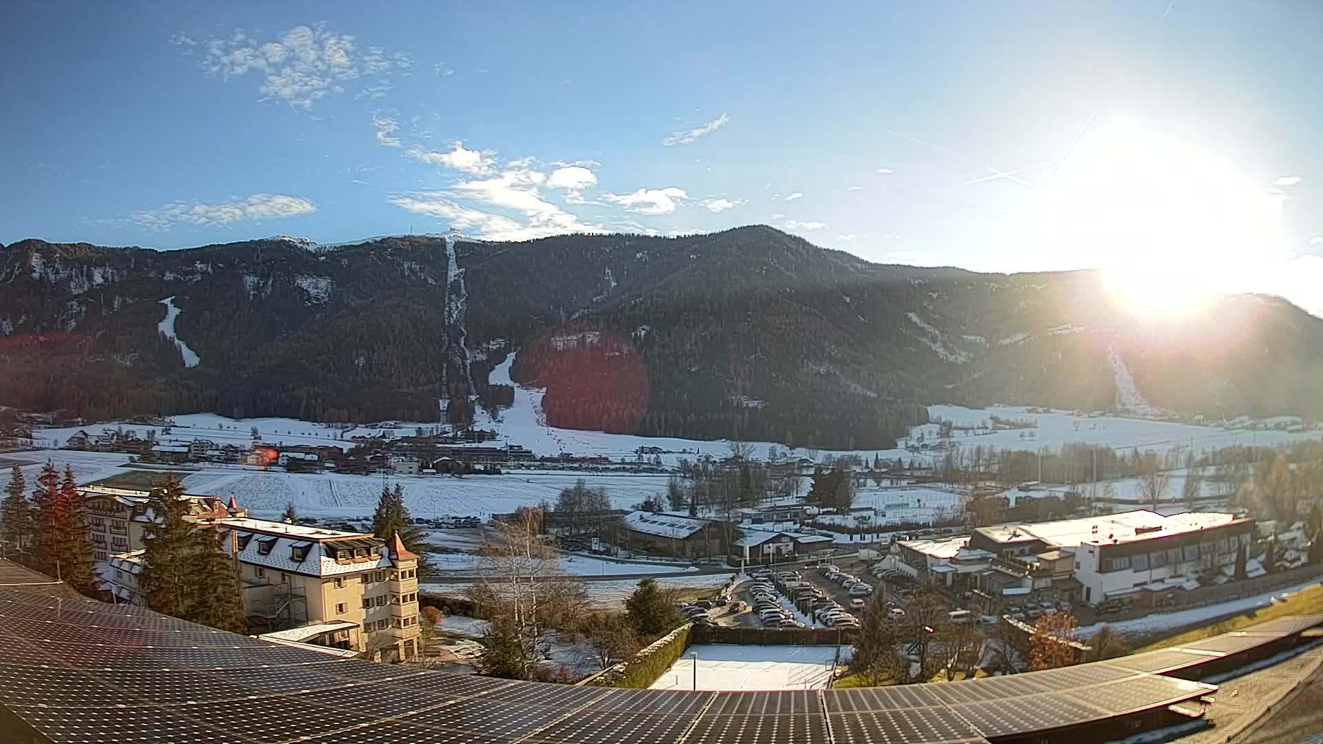 Spletna kamera Riscone | Hotel Olympia | Pogled na Kronplatz