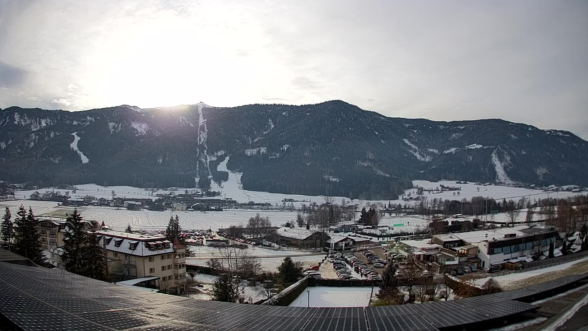 Spletna kamera Riscone | Hotel Olympia | Pogled na Kronplatz