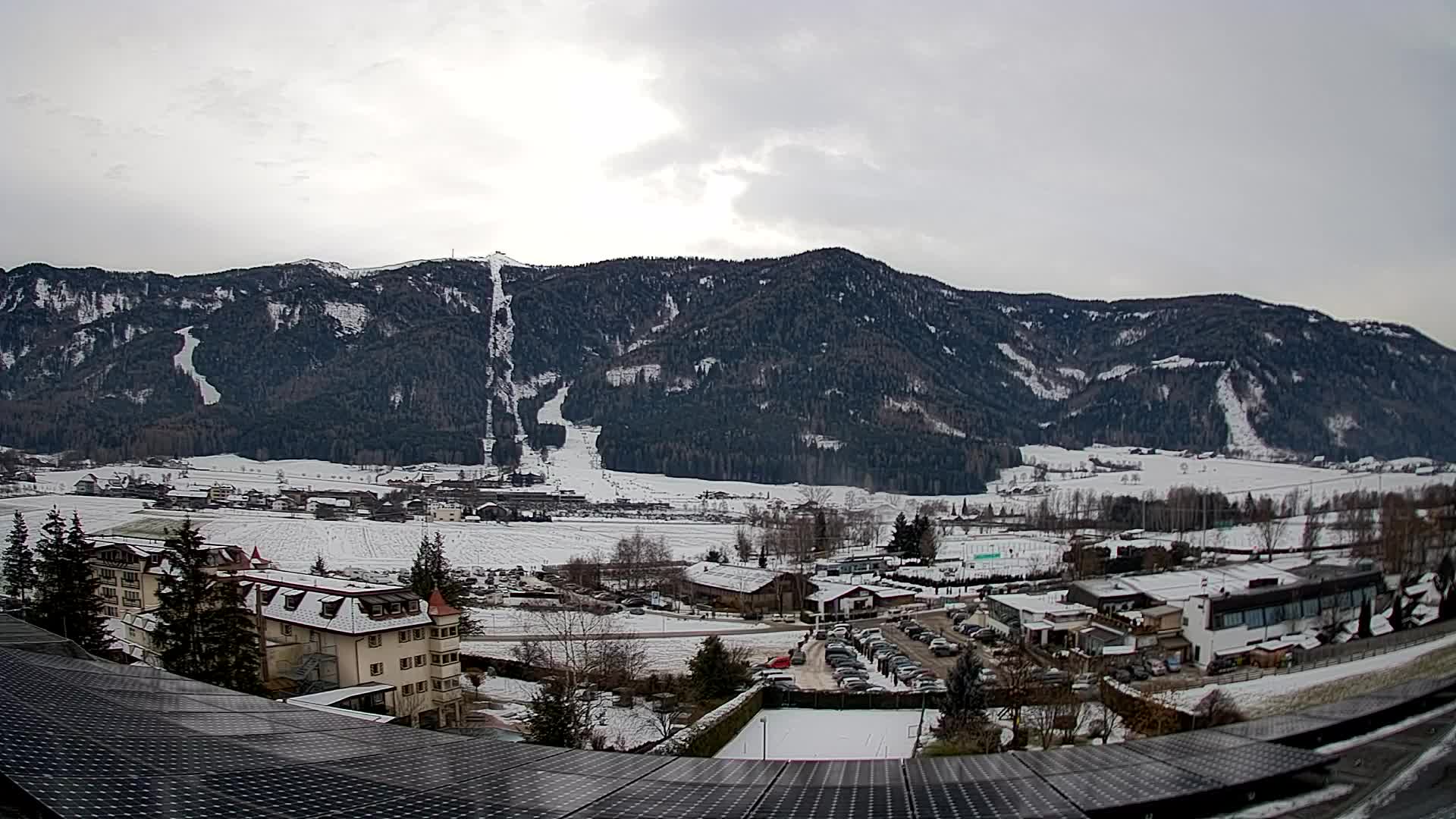 Spletna kamera Riscone | Hotel Olympia | Pogled na Kronplatz