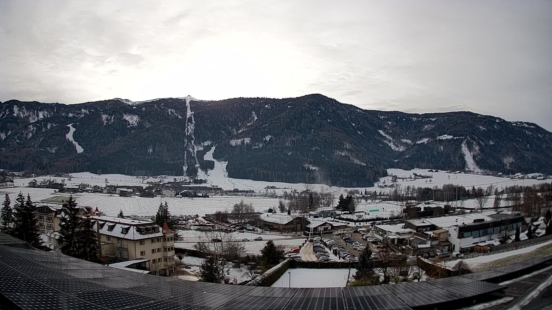 Spletna kamera Riscone | Hotel Olympia | Pogled na Kronplatz