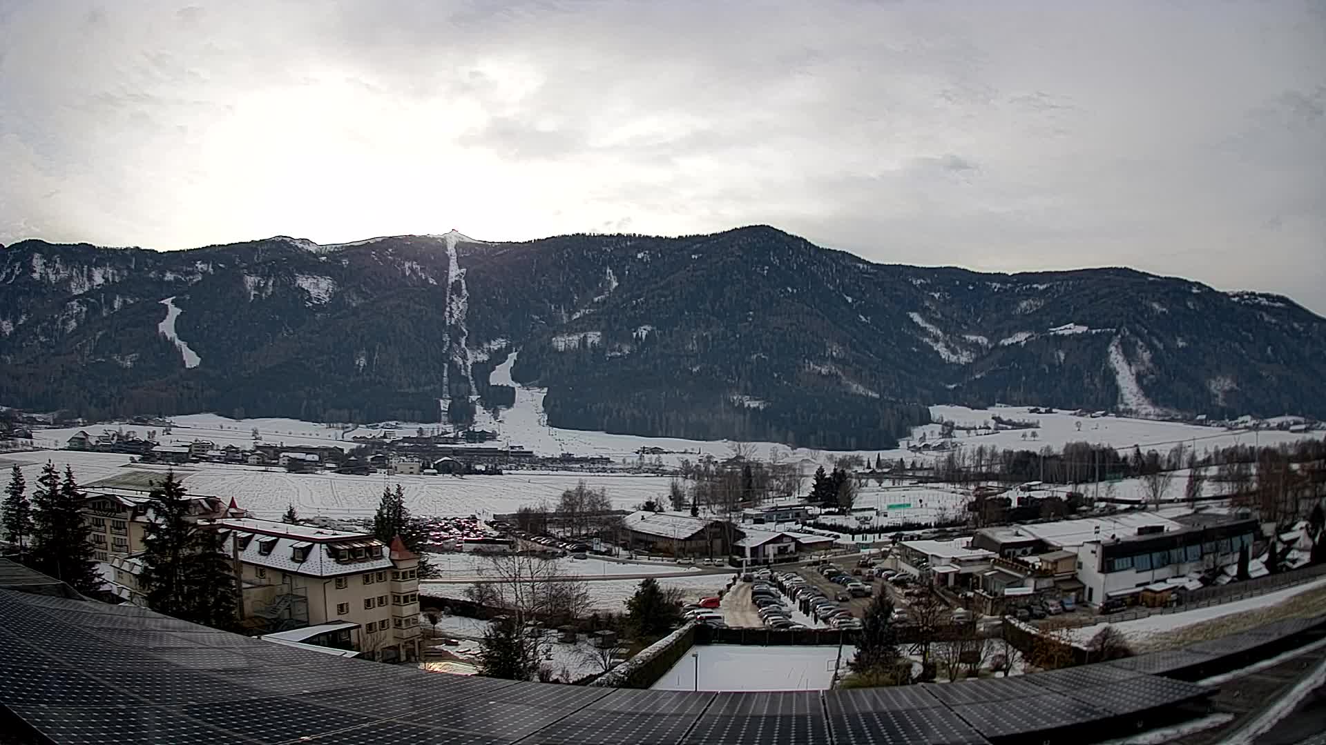 Spletna kamera Riscone | Hotel Olympia | Pogled na Kronplatz