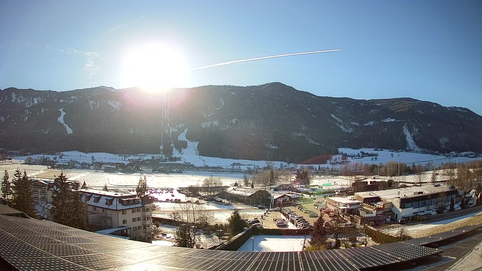 Spletna kamera Riscone | Hotel Olympia | Pogled na Kronplatz