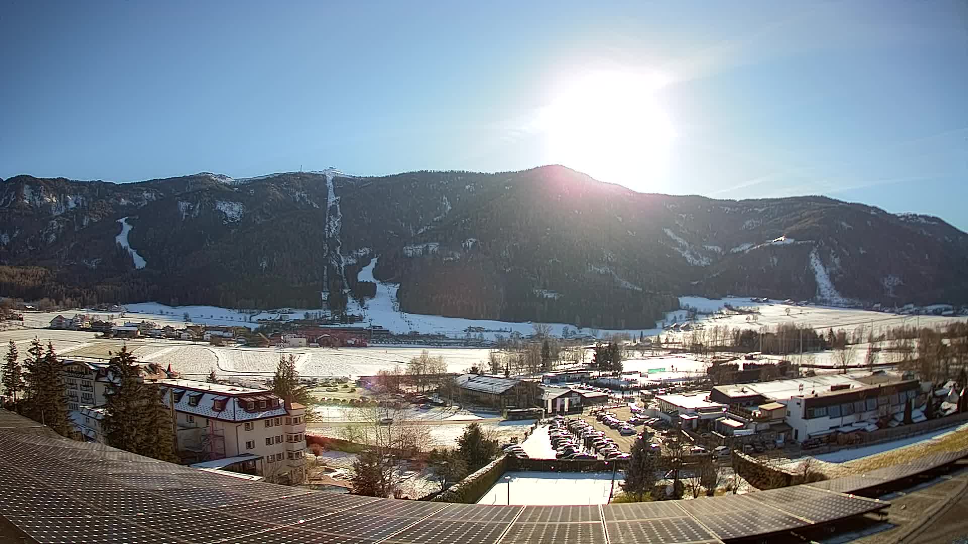 Spletna kamera Riscone | Hotel Olympia | Pogled na Kronplatz