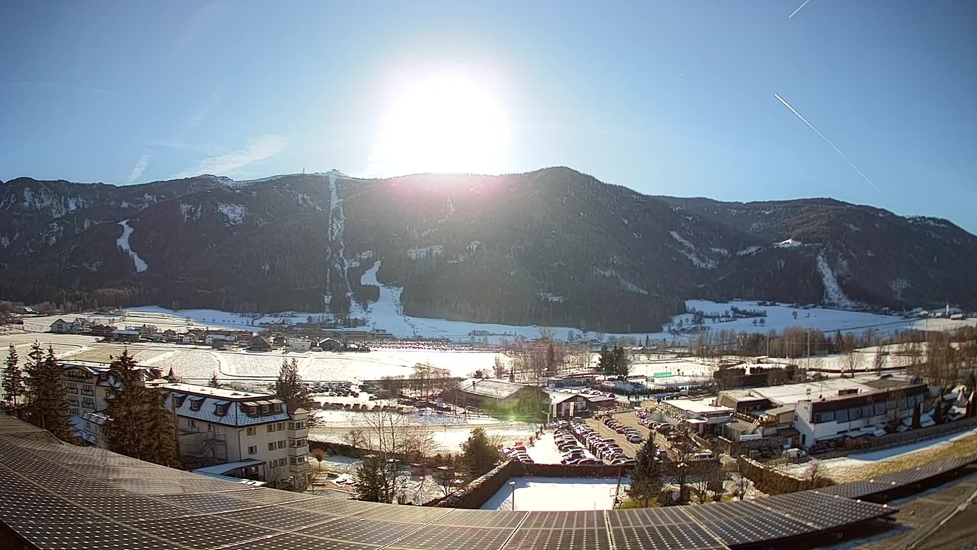 Spletna kamera Riscone | Hotel Olympia | Pogled na Kronplatz