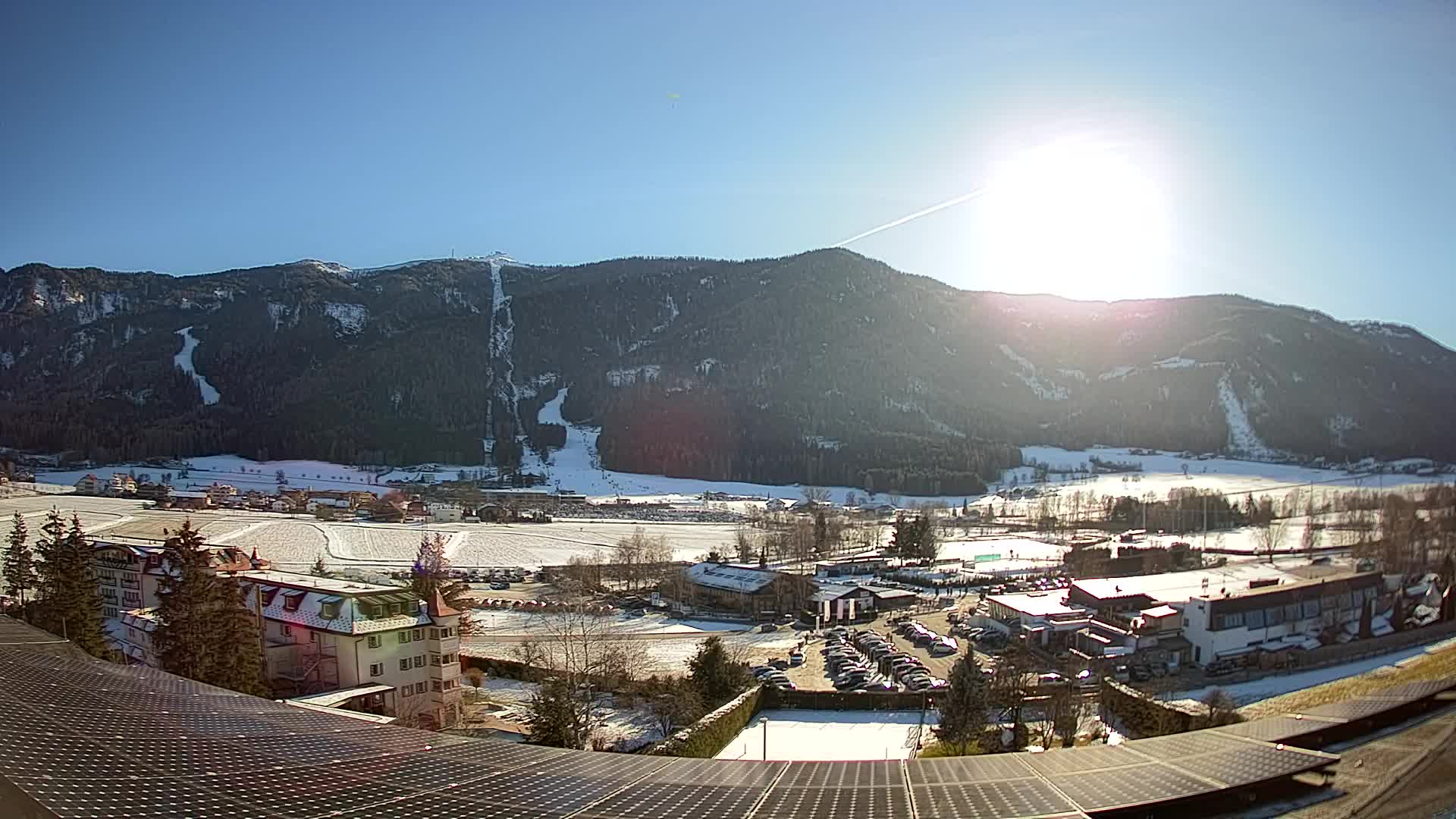 Spletna kamera Riscone | Hotel Olympia | Pogled na Kronplatz