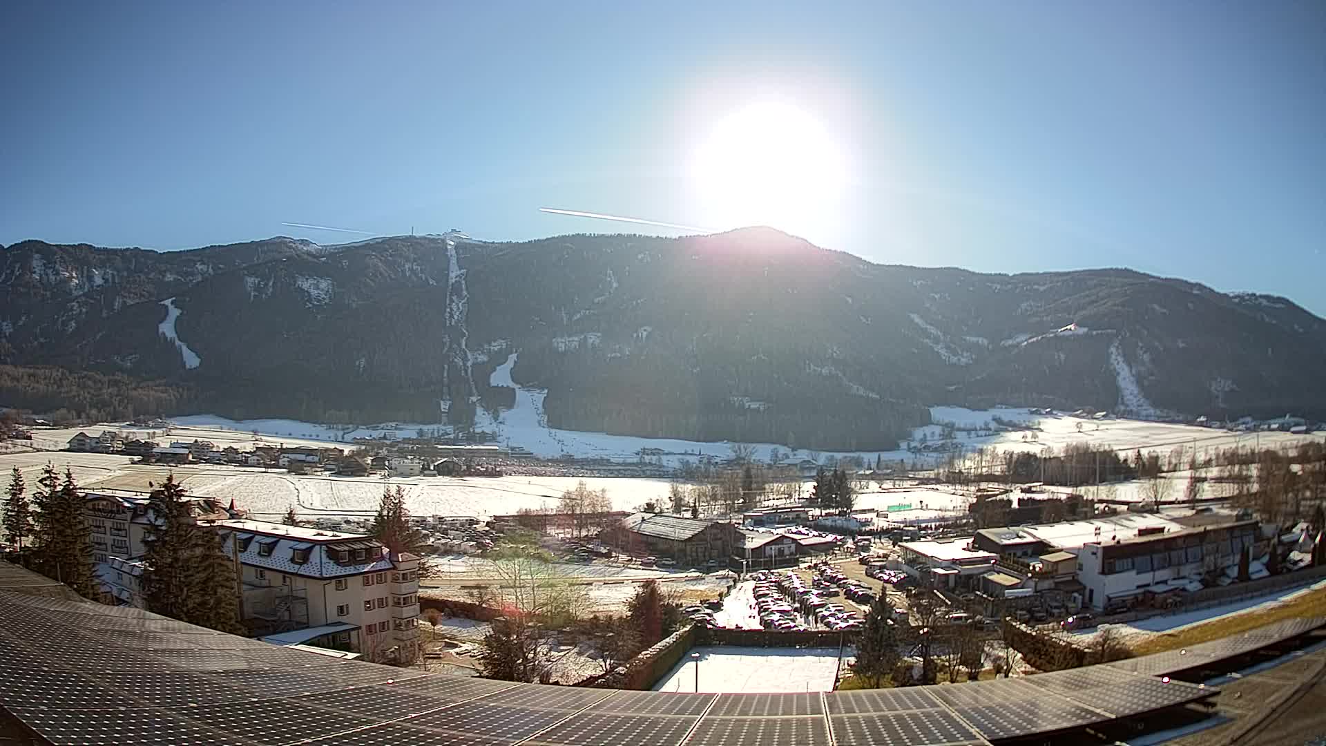 Spletna kamera Riscone | Hotel Olympia | Pogled na Kronplatz