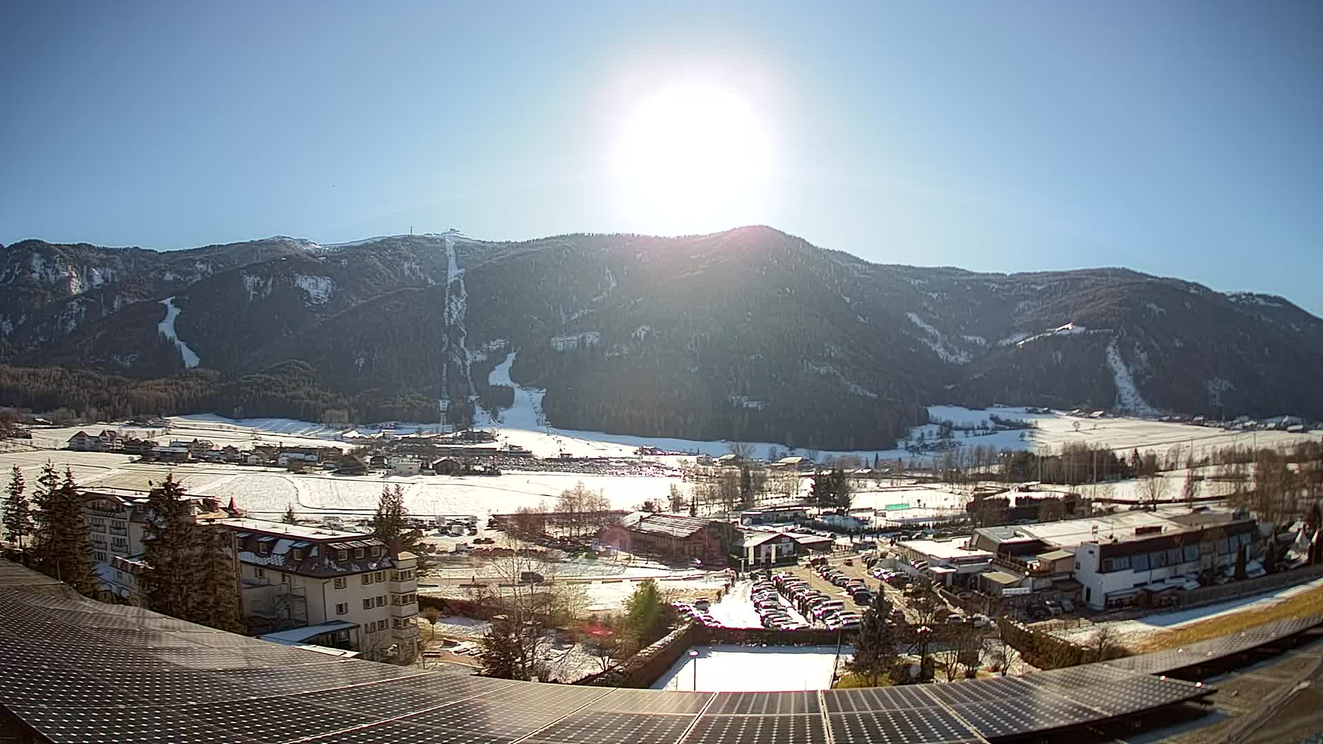 Spletna kamera Riscone | Hotel Olympia | Pogled na Kronplatz