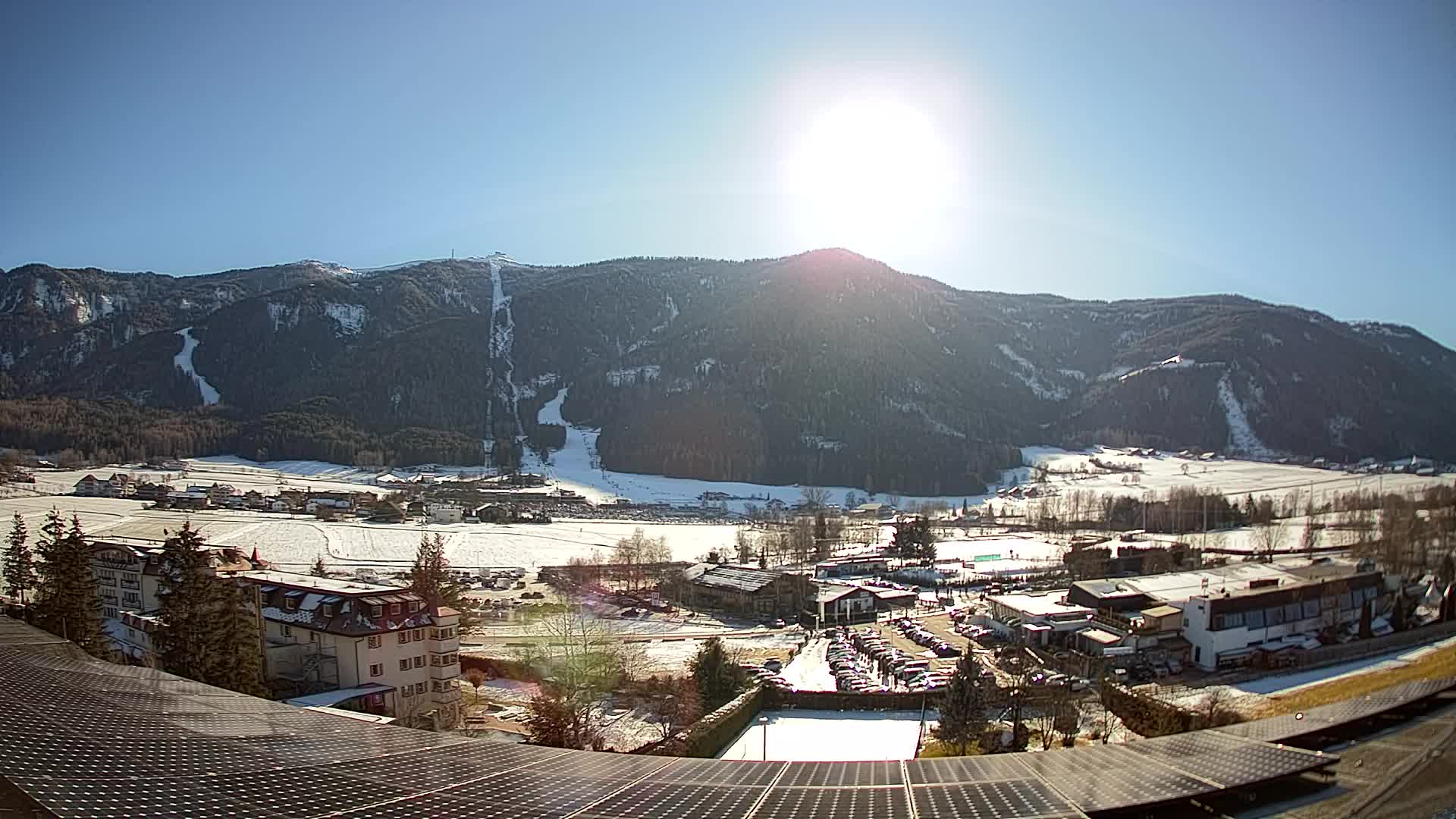 Spletna kamera Riscone | Hotel Olympia | Pogled na Kronplatz