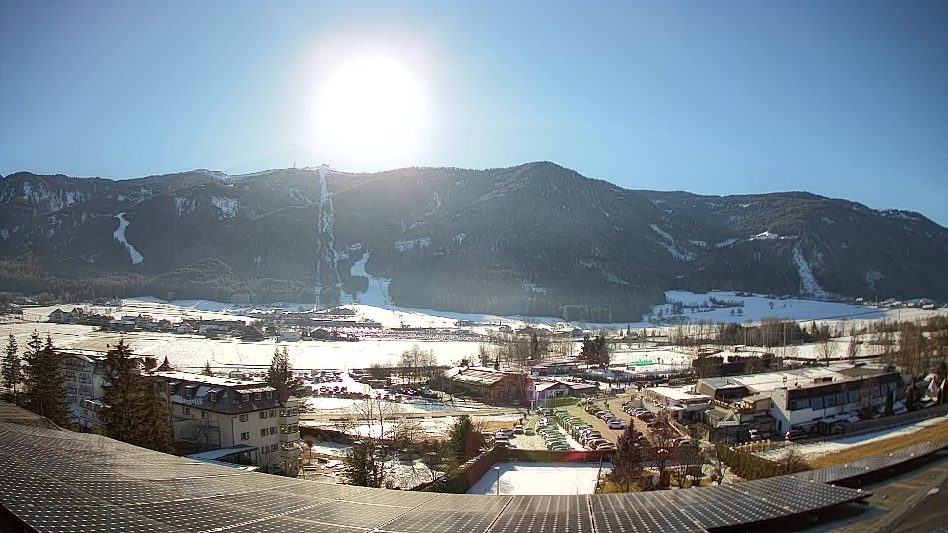 Spletna kamera Riscone | Hotel Olympia | Pogled na Kronplatz