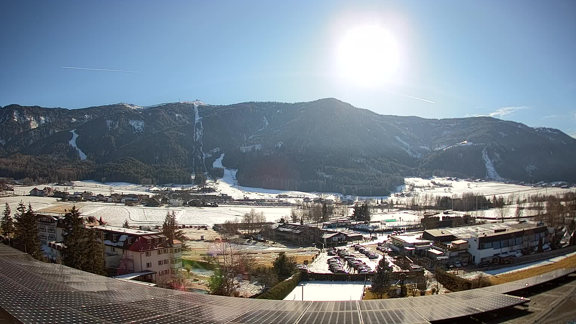 Spletna kamera Riscone | Hotel Olympia | Pogled na Kronplatz