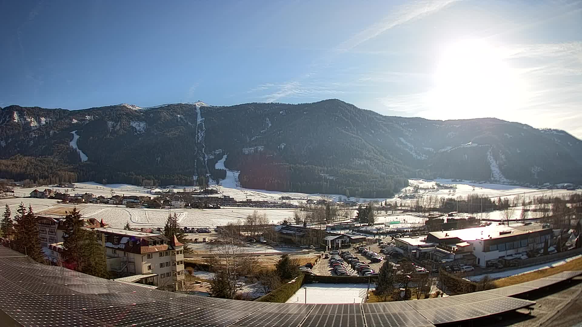 Spletna kamera Riscone | Hotel Olympia | Pogled na Kronplatz