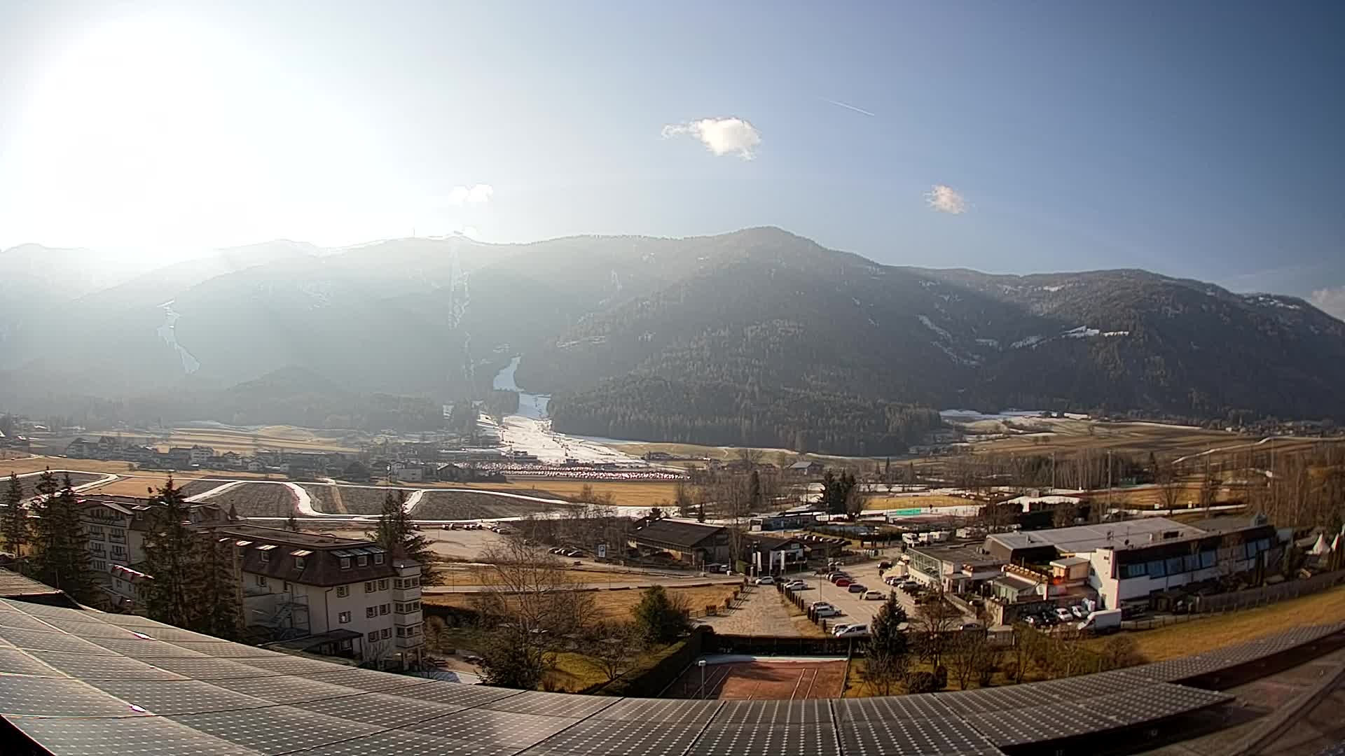 Spletna kamera Riscone | Hotel Olympia | Pogled na Kronplatz